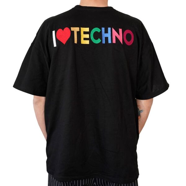 ı love techno tişört