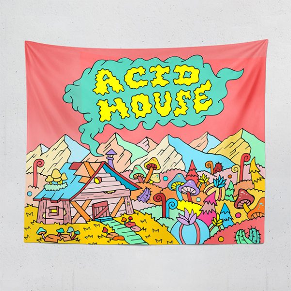 Acid House duvar örtüsü