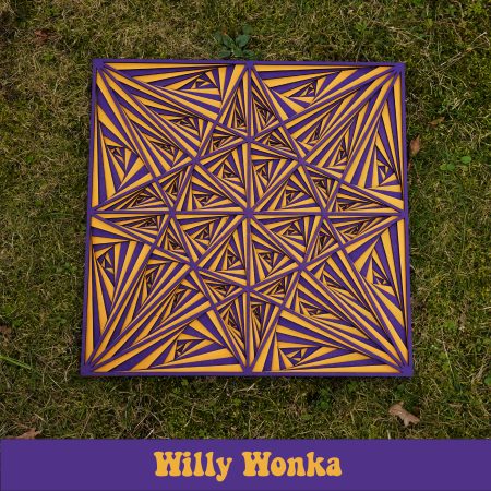 Willy Wonka / 3 Boyutlu Duvar Dekoru